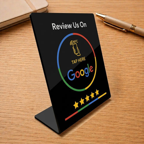 Google Review NFC Stand 2 — Countertop Display