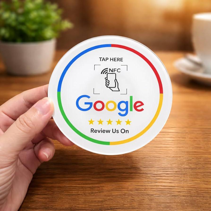 Google Reviews NFC Smart Disc